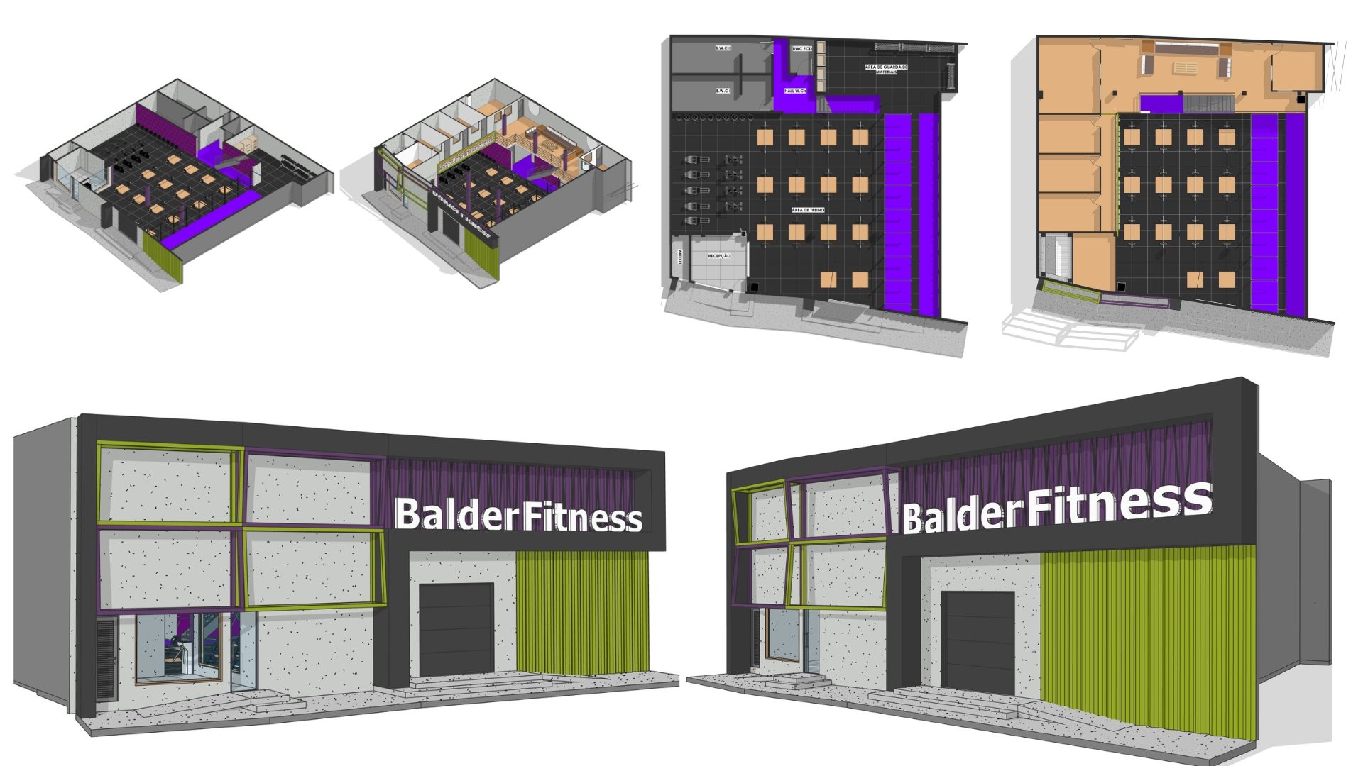 Projeto desenvolvido com o Template Revit Sem Sufoco 3