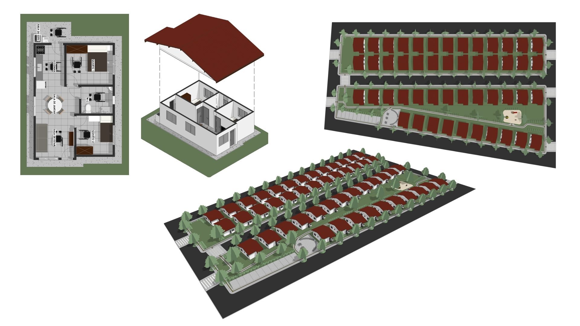 Projeto desenvolvido com o Template Revit Sem Sufoco 4