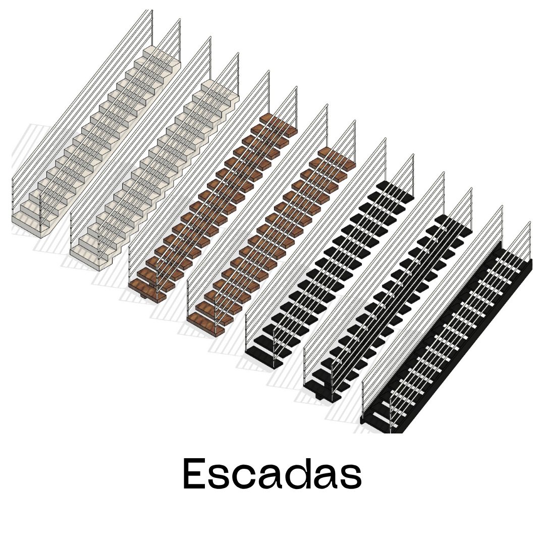 Escadas configuradas