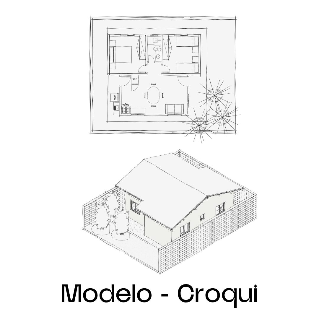 Modelo de vista estilo croqui