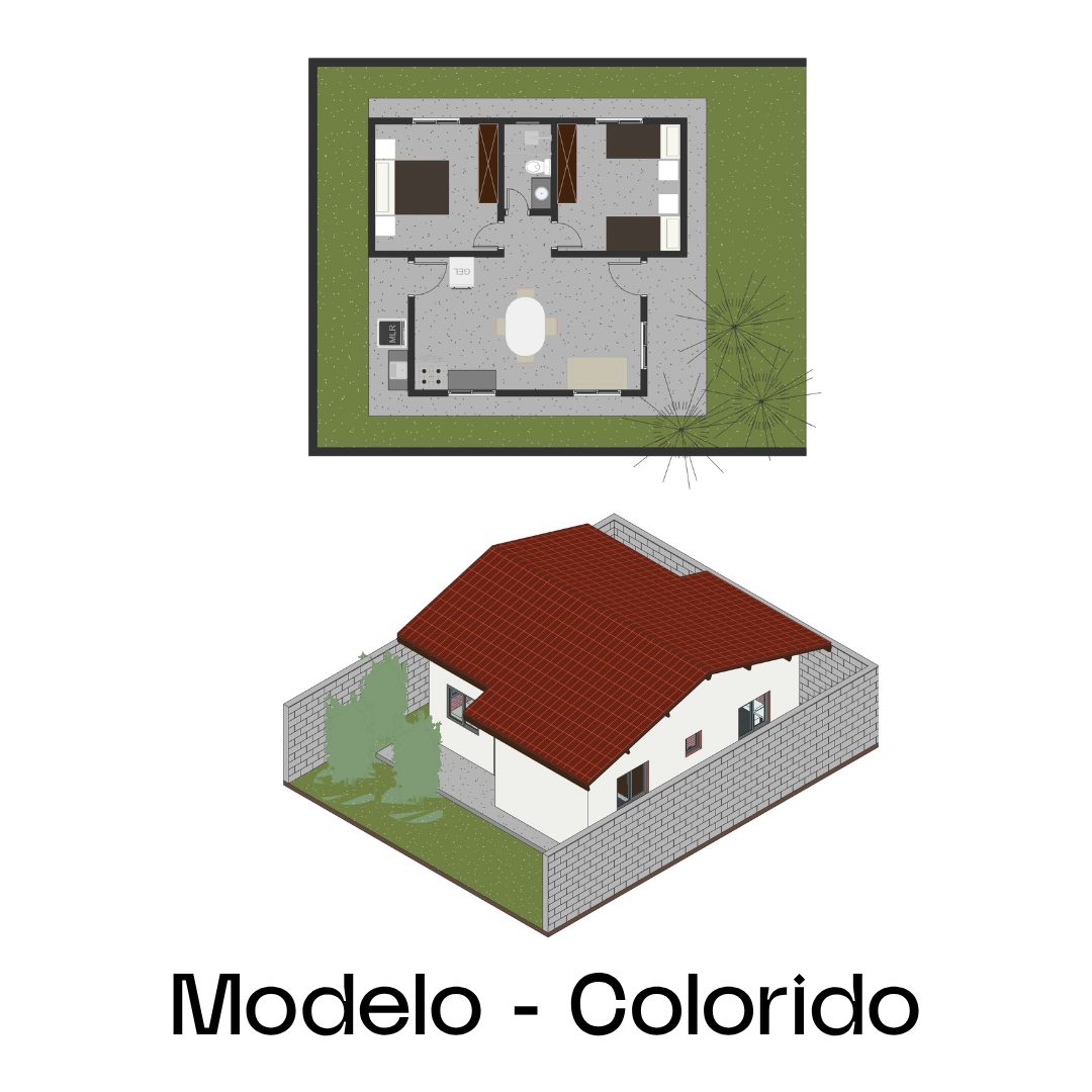 Modelo de vista colorido