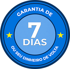 Selo garantia de 7 dias ou seu dinheiro de volta