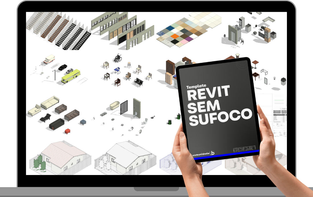 Template Revit Sem Sufoco, arquivo e conteúdo ilustrado