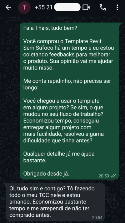 Depoimento de aluno 1