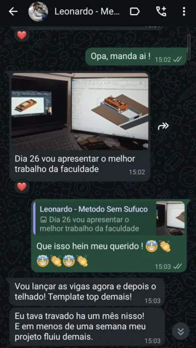 Depoimento de aluno 3